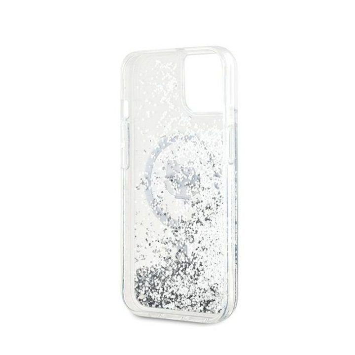 Dėklas Karl Lagerfeld permatomas iPhone 13, MagSafe