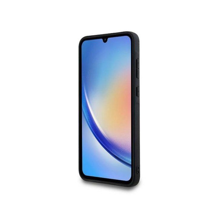 Dėklas Samsung Galaxy A35 5G Guess 4G Big Metal Logo, juodas