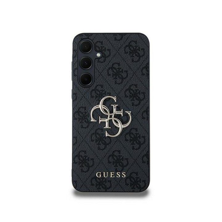 Dėklas Samsung Galaxy A35 5G Guess 4G Big Metal Logo, juodas