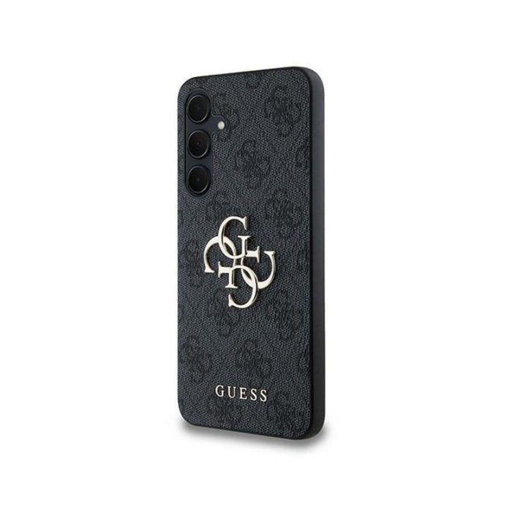Dėklas Samsung Galaxy A35 5G Guess 4G Big Metal Logo, juodas