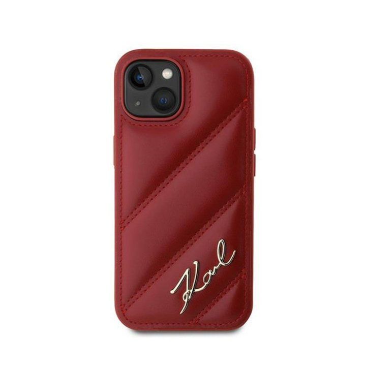 Raudonas dėklas iPhone 15 / 14 / 13 Karl Lagerfeld