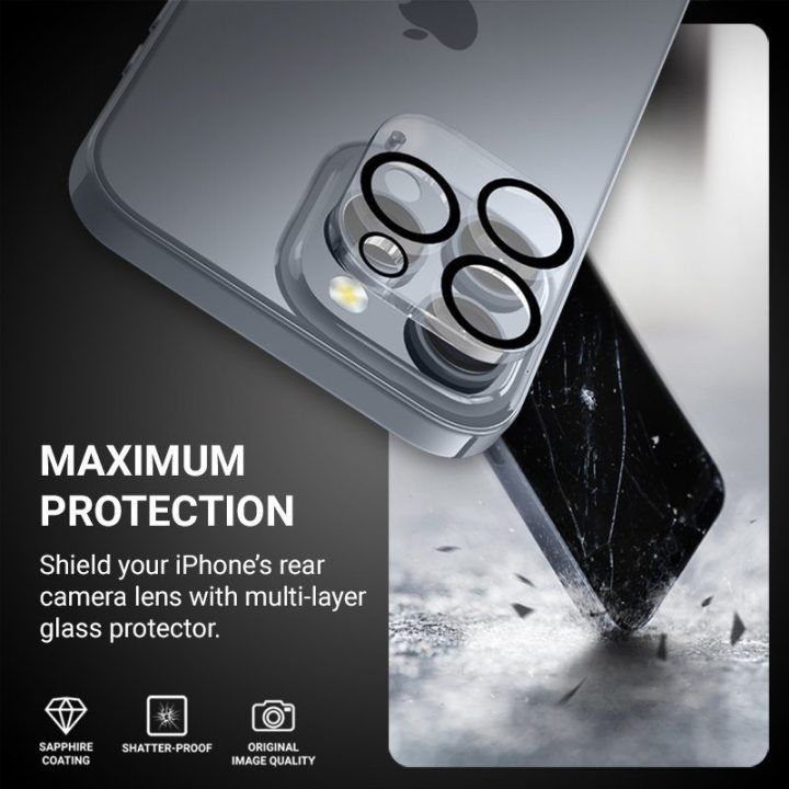 Apsauginis stiklas kamerai iPhone 16 Pro, 9H