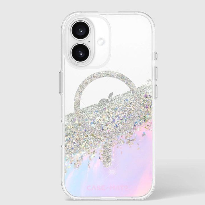 Case-Mate Karat MagSafe dėklas iPhone 16, Holographic Soap Bubble