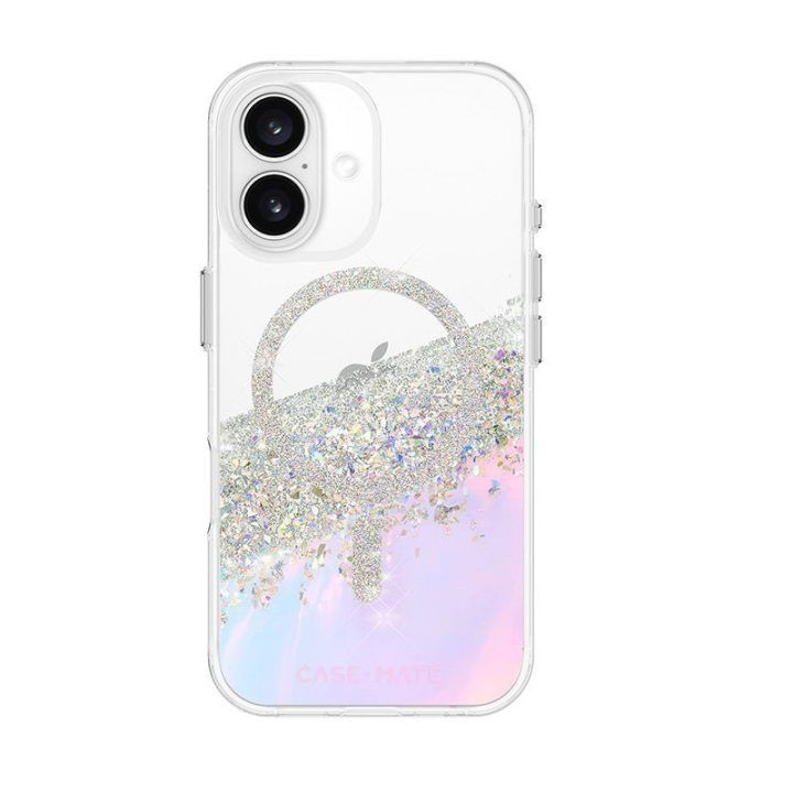 Case-Mate Karat MagSafe dėklas iPhone 16, Holographic Soap Bubble