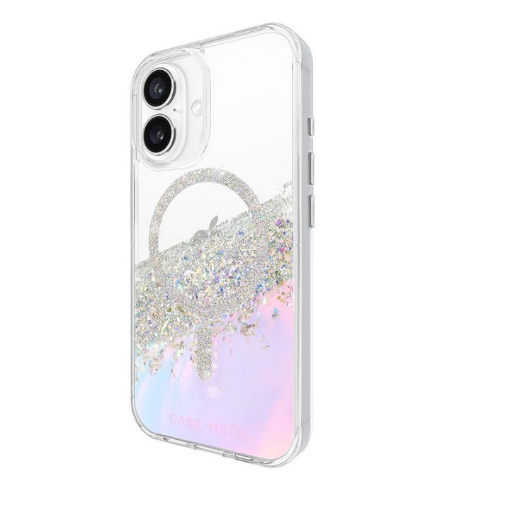 Case-Mate Karat MagSafe dėklas iPhone 16, Holographic Soap Bubble