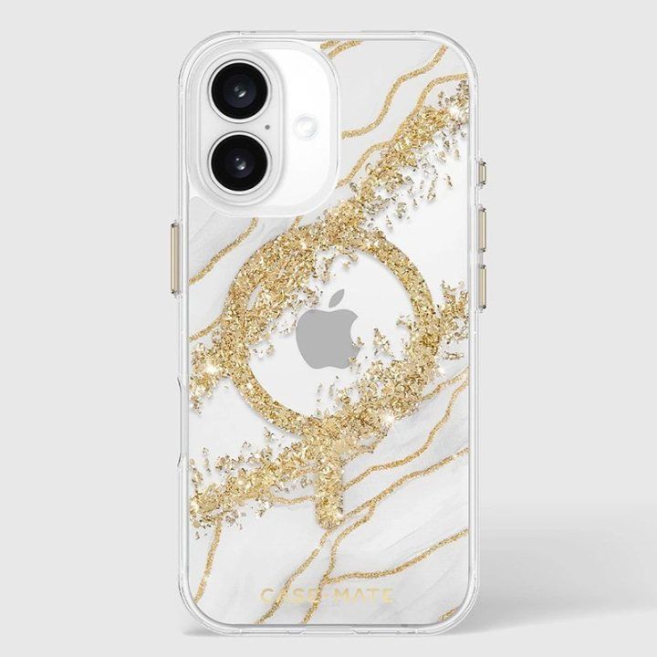 Dėklas iPhone 16, Granite, MagSafe, Case-Mate Karat