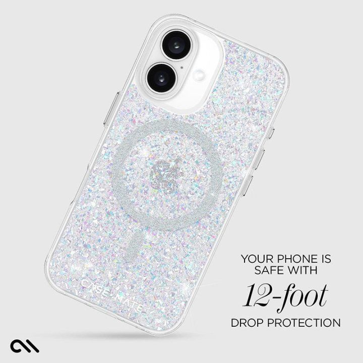 „Case-Mate Twinkle Disco“ dėklas „iPhone 16“ su „MagSafe“