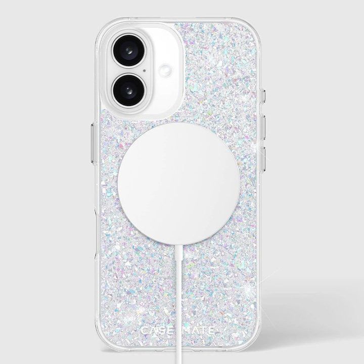 „Case-Mate Twinkle Disco“ dėklas „iPhone 16“ su „MagSafe“