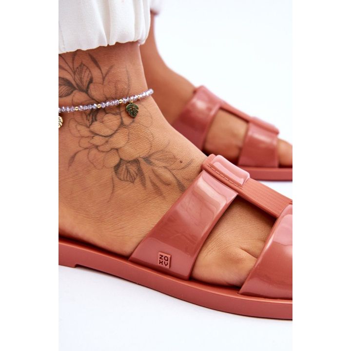Madingos veganiškos šlepetės ZAXY Dusty Pink