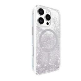Dėklas iPhone 16 Pro Case-Mate Waterfall MagSafe, sidabro spalvos
