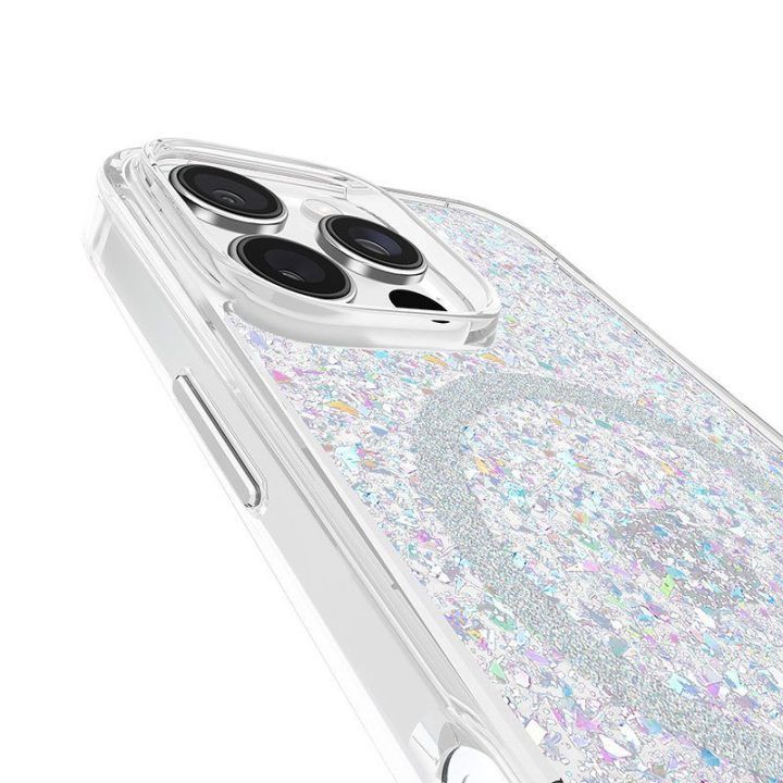 Dėklas iPhone 16 Pro Max, Case-Mate Twinkle Disco MagSafe