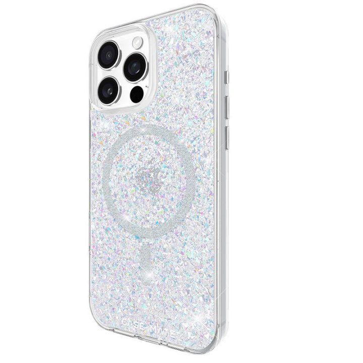 Dėklas iPhone 16 Pro Max, Case-Mate Twinkle Disco MagSafe