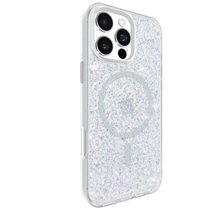 Dėklas iPhone 16 Pro Max, Case-Mate Twinkle Disco MagSafe