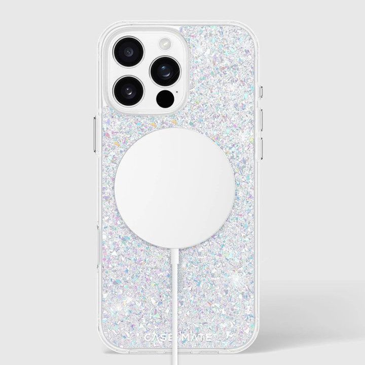 Dėklas iPhone 16 Pro Max, Case-Mate Twinkle Disco MagSafe