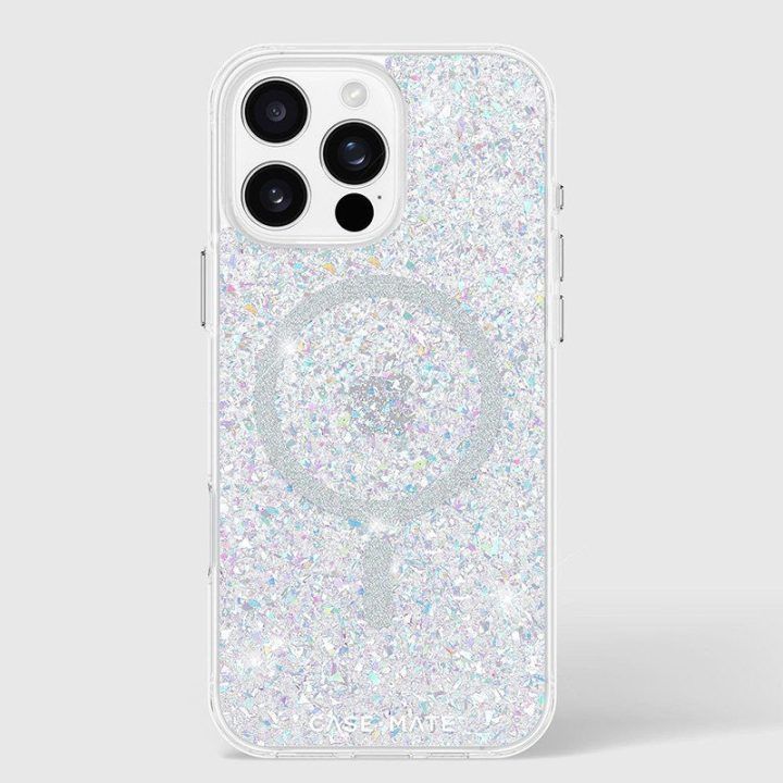 Dėklas iPhone 16 Pro Max, Case-Mate Twinkle Disco MagSafe
