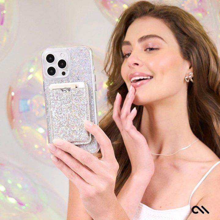Dėklas iPhone 16 Pro Max, Case-Mate Twinkle Disco MagSafe