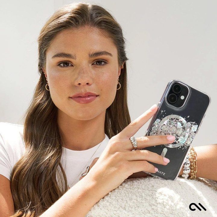 Dėklas iPhone 16 Plus su perlamutru, Case-Mate