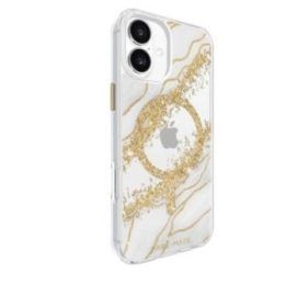 Dėklas iPhone 16 Plus Case-Mate Karat Granite, balta