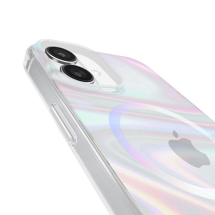Dėklas iPhone 16 Plus Case-Mate Soap Bubble, irizuojantis