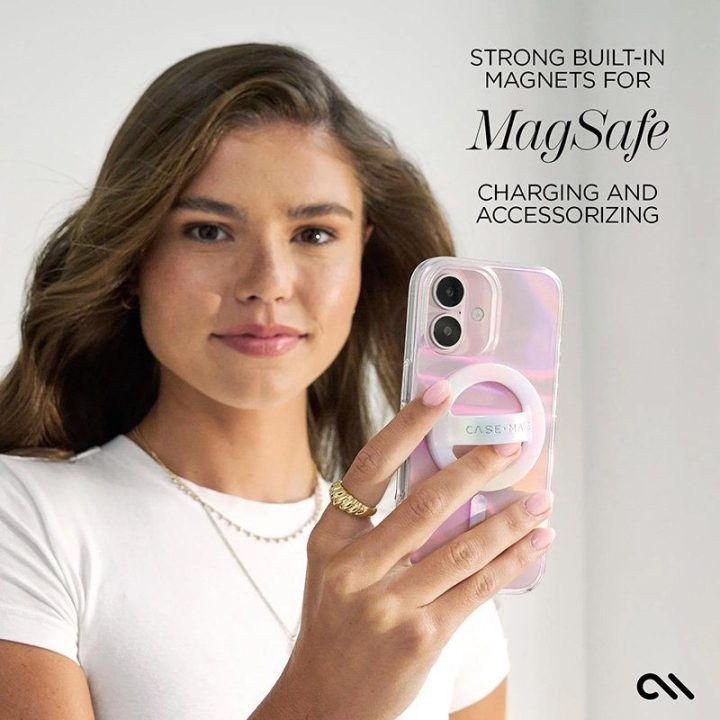 Dėklas iPhone 16 Plus Case-Mate Soap Bubble, irizuojantis