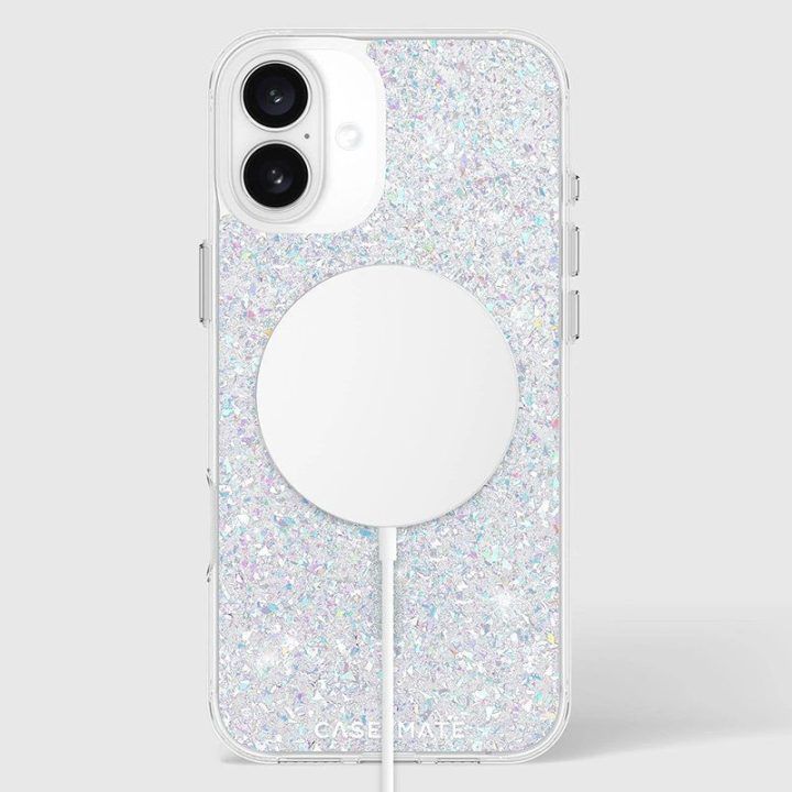 Dėklas iPhone 16 Plus Case-Mate Twinkle MagSafe, disco