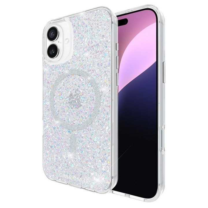 Dėklas iPhone 16 Plus Case-Mate Twinkle MagSafe, disco