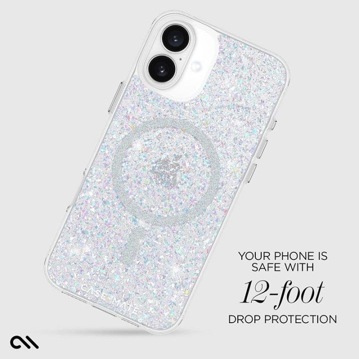 Dėklas iPhone 16 Plus Case-Mate Twinkle MagSafe, disco