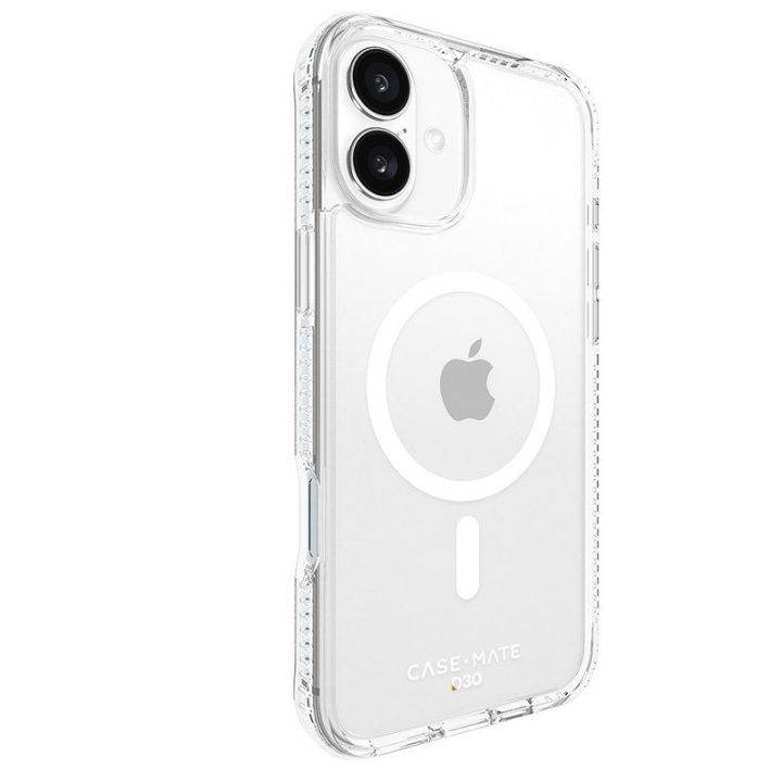 Permatomas dėklas iPhone 16 Plus Case-Mate Tough D3O MagSafe