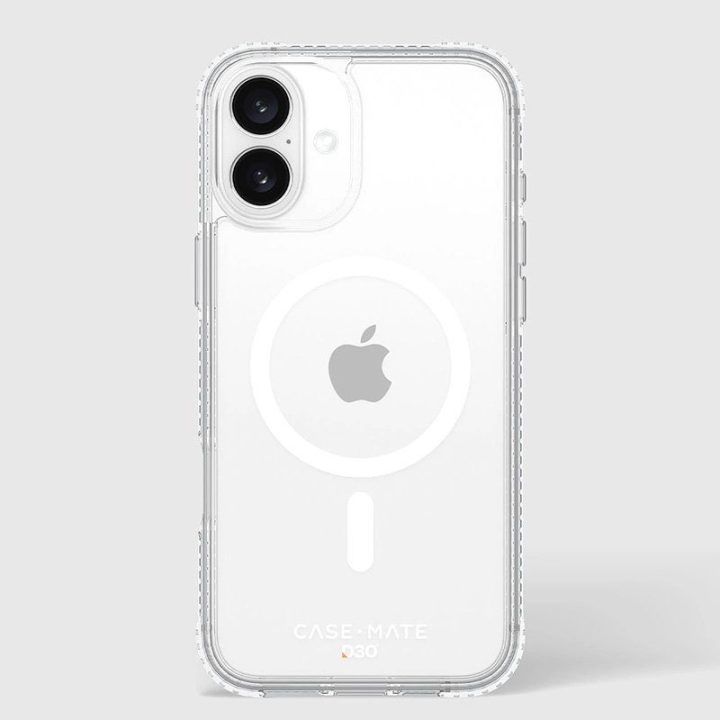 Permatomas dėklas iPhone 16 Plus Case-Mate Tough D3O MagSafe
