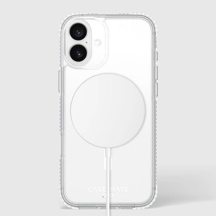 Permatomas dėklas iPhone 16 Plus Case-Mate Tough D3O MagSafe