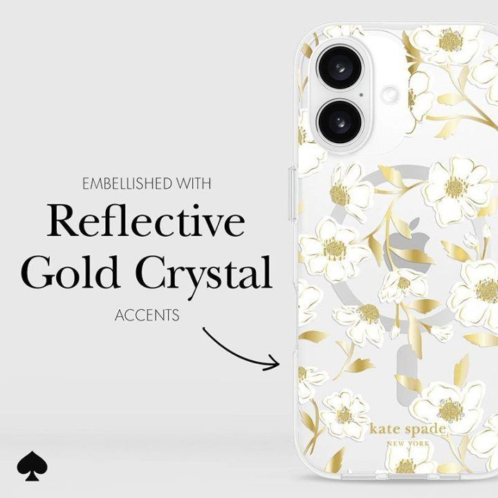 Kate Spade New York MagSafe dėklas iPhone 16, Sunshine Floral