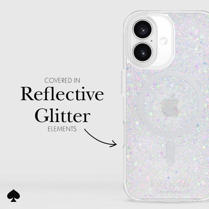 Dėklas iPhone 16 Kate Spade New York su MagSafe, blizgus