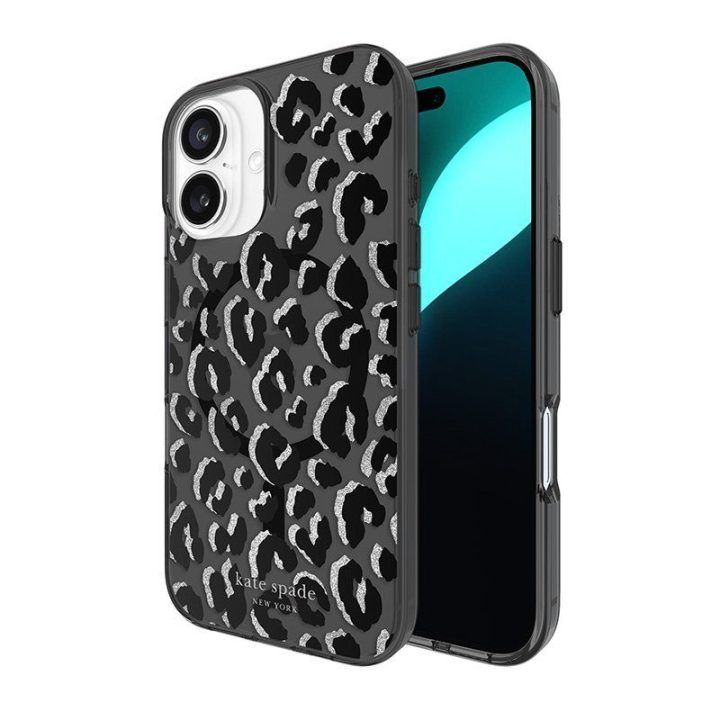 Dėklas iPhone 16 Kate Spade New York City Leopard
