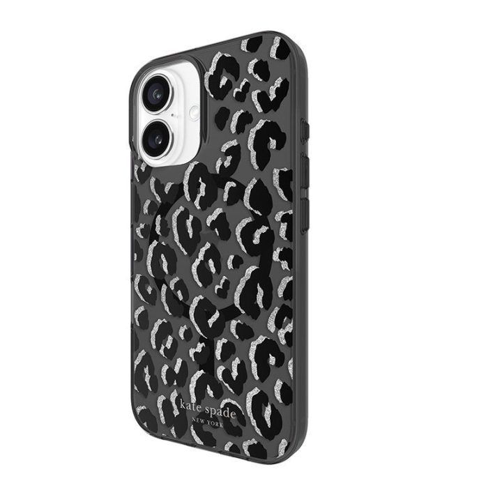 Dėklas iPhone 16 Kate Spade New York City Leopard