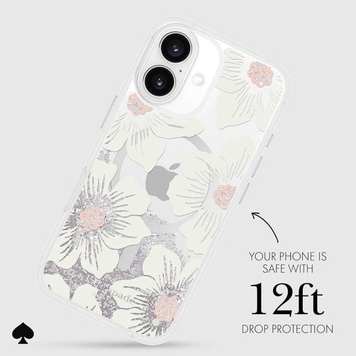 Dėklas iPhone 16 Kate Spade New York Hollyhock Floral