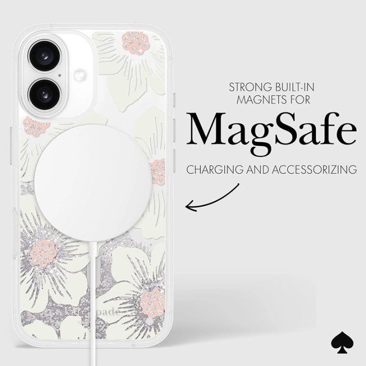 Dėklas iPhone 16 Kate Spade New York Hollyhock Floral