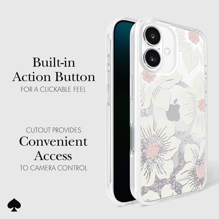 Dėklas iPhone 16 Kate Spade New York Hollyhock Floral