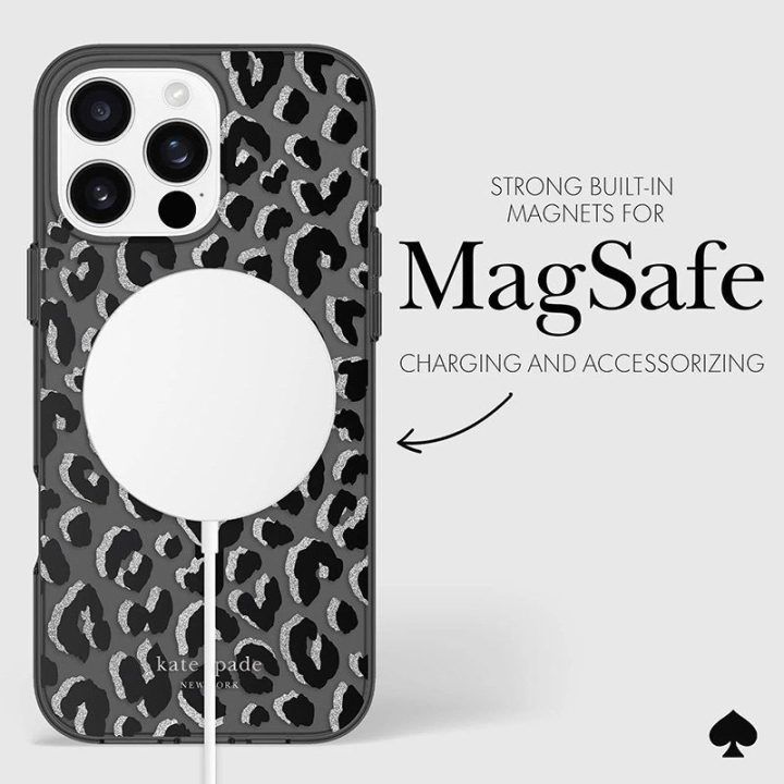 Dėklas iPhone 16 Pro Max City Leopard Kate Spade New York