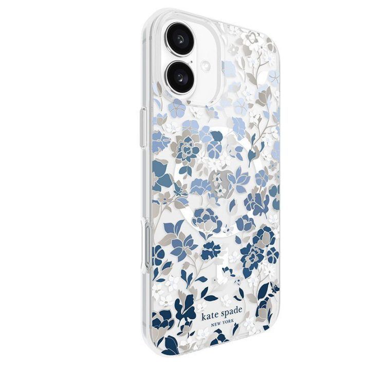 Dėklas iPhone 16 Plus Kate Spade New York, Flowerbed Blue