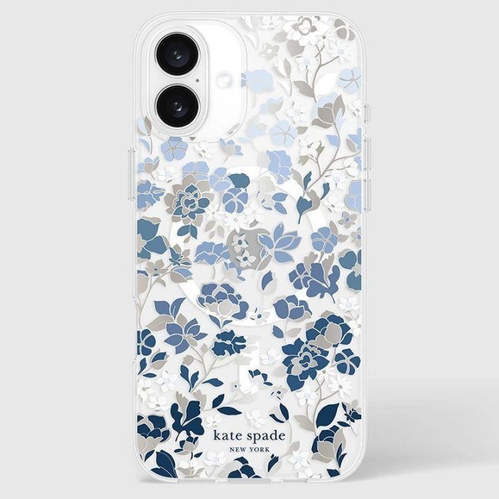 Dėklas iPhone 16 Plus Kate Spade New York, Flowerbed Blue