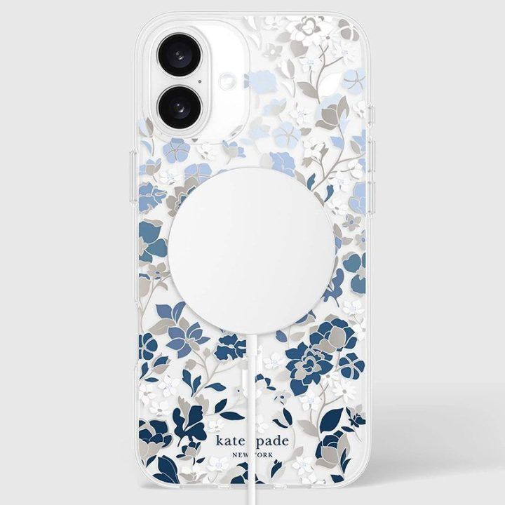 Dėklas iPhone 16 Plus Kate Spade New York, Flowerbed Blue