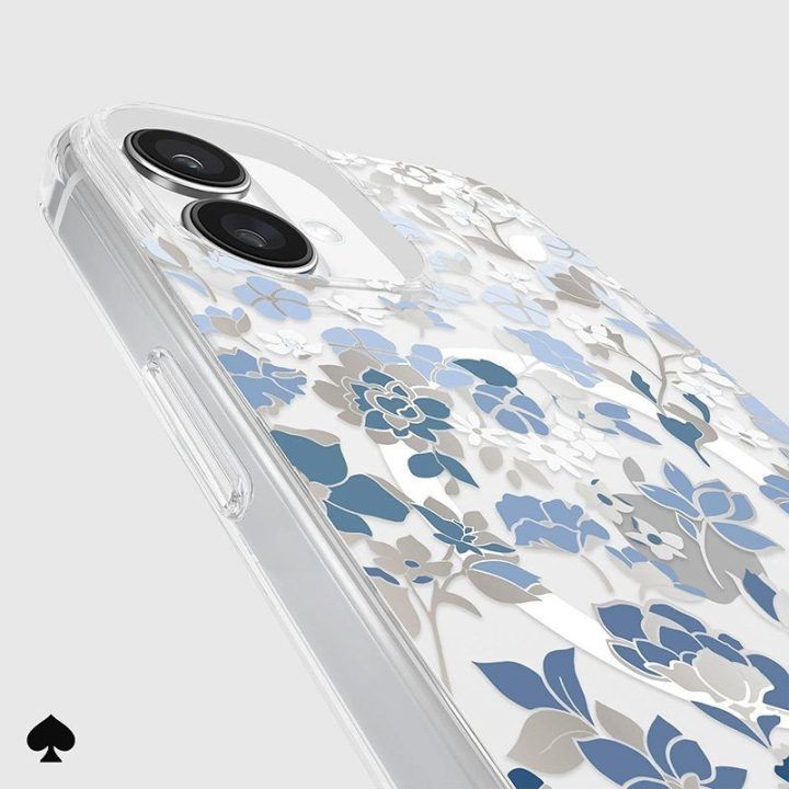 Dėklas iPhone 16 Plus Kate Spade New York, Flowerbed Blue