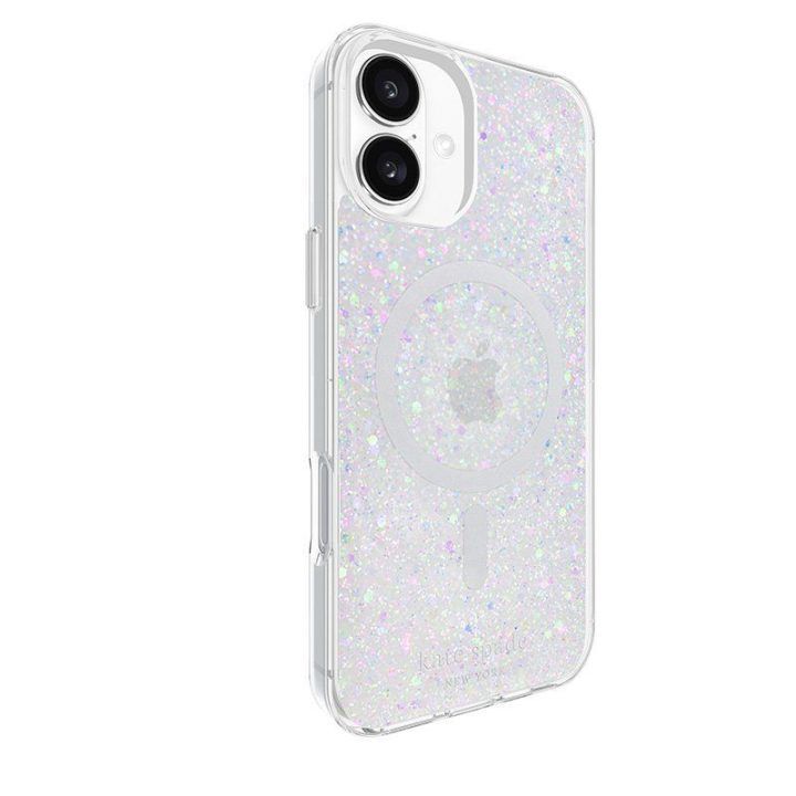 Dėklas iPhone 16 Plus Kate Spade su MagSafe, glitter