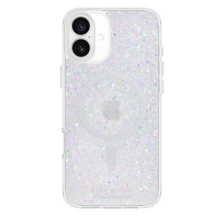 Dėklas iPhone 16 Plus Kate Spade su MagSafe, glitter