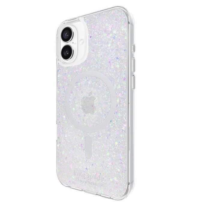Dėklas iPhone 16 Plus Kate Spade su MagSafe, glitter