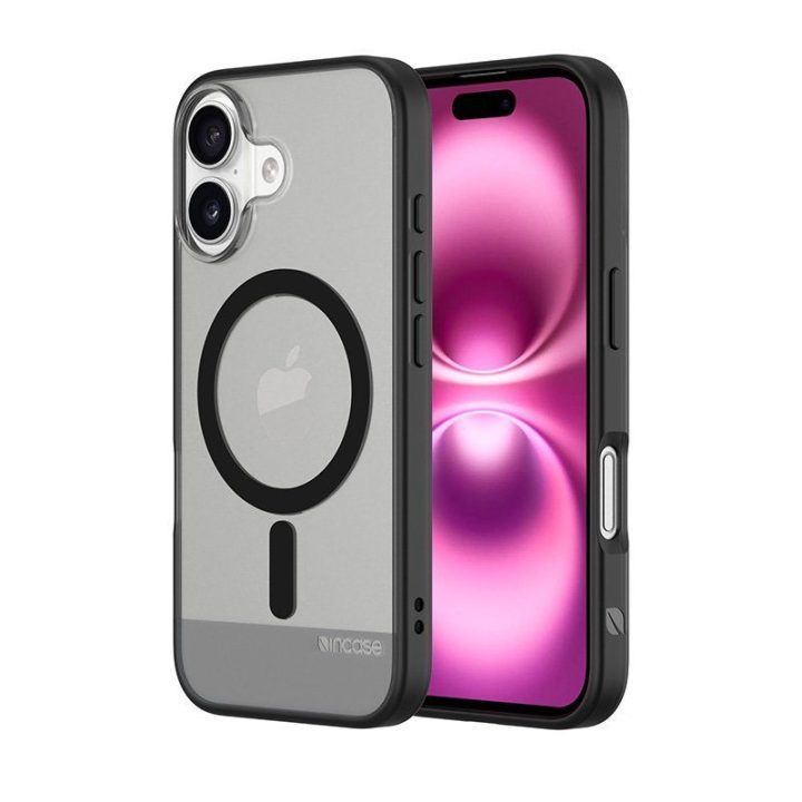 Dėklas iPhone 16 Incase Slim Case MagSafe, juodas