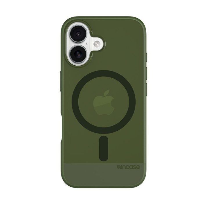 Dėklas iPhone 16 Incase Slim Case MagSafe, žalias