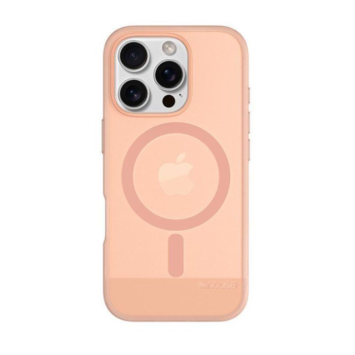 Dėklas iPhone 16 Pro Incase Slim Case MagSafe, rožinis