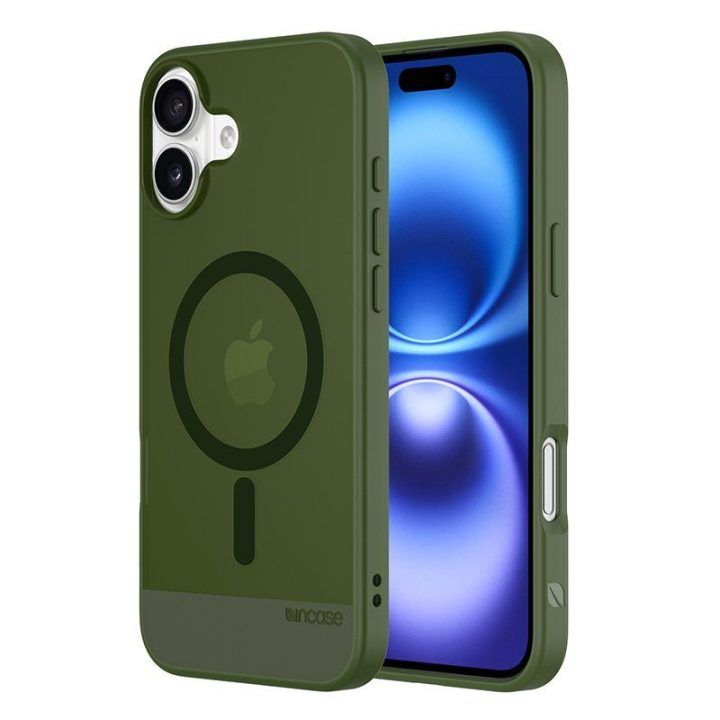 Dėklas iPhone 16 Plus Incase Slim Case MagSafe, žalias