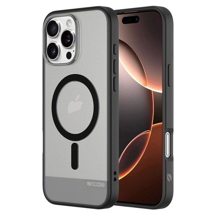 Dėklas Incase Slim Case MagSafe iPhone 16 Pro Max, juodas
